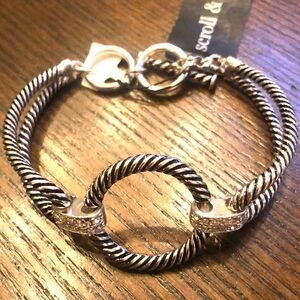 Stylish Silver Toned Bracelet